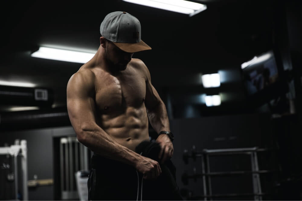 gym progress shirtless lifting