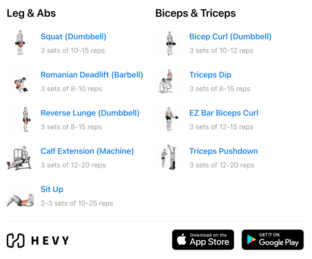 Free Workout Plans For Every Fitness