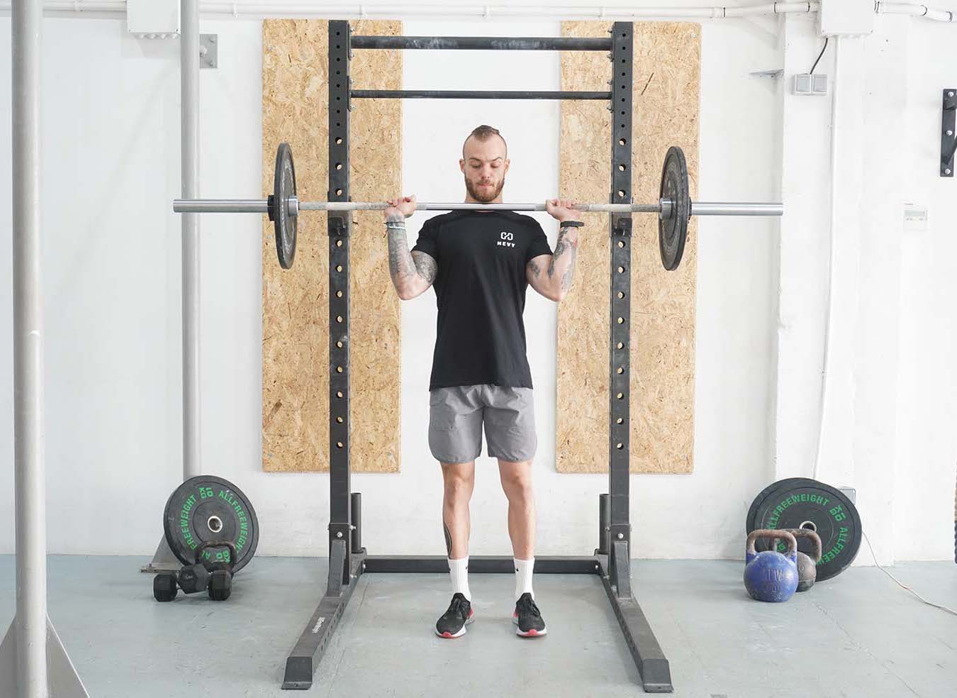 Standing Military Press (Barbell) How to Instructions, Proper