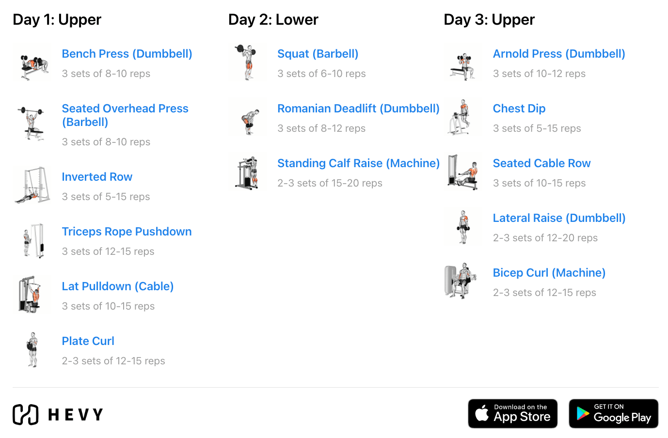 6 Day Split Workout The Complete Guide (2024) Hevy