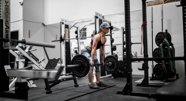 deadlift woman hat
