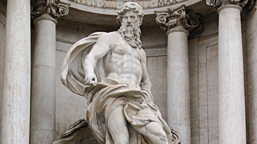 man statue greek god physique